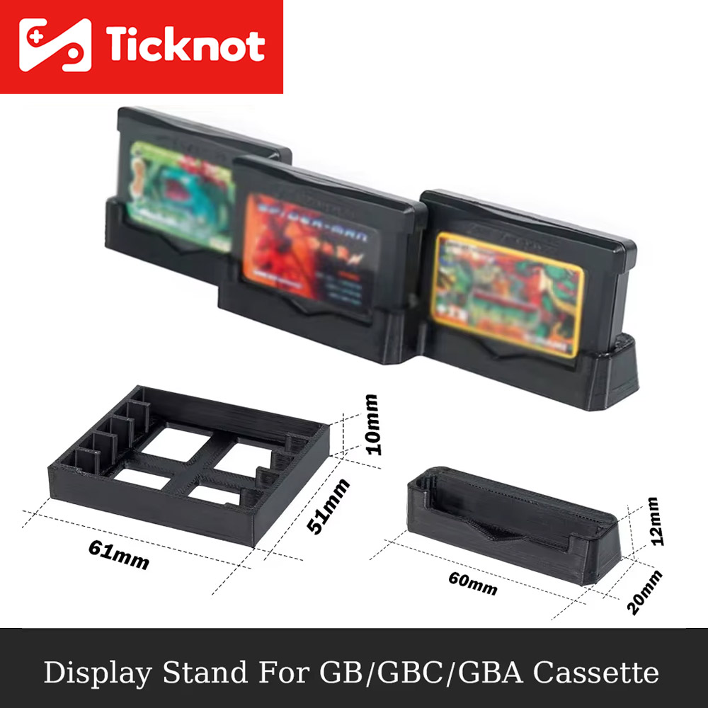 Gaming Card Holder - 3D-geprinte opbergstandaard voor games, cartridgehouder, displaystandaard