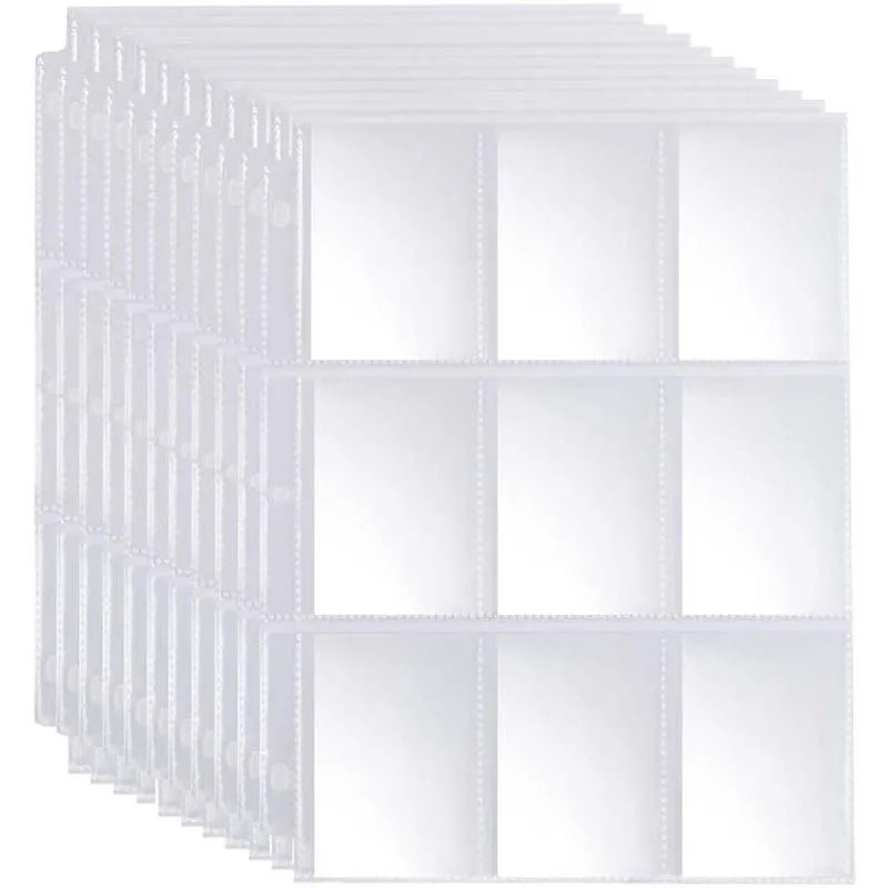 Gaming Card Holder - 50 Stuks 9 Pocket Trading Gaming