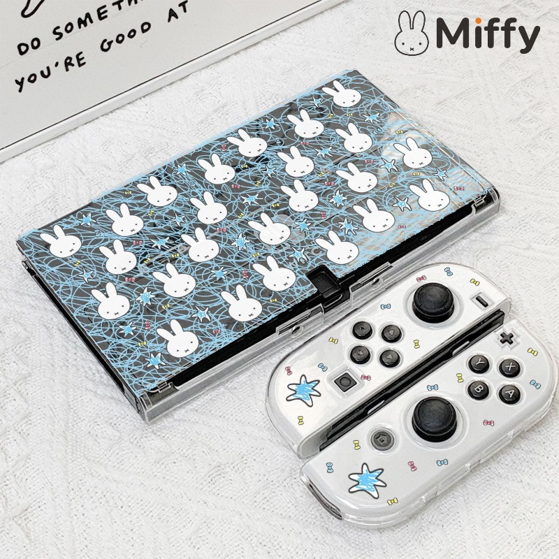 Gaming Console With Tv - Kawaii Miffy Consolehoes voor Nintendo Switch