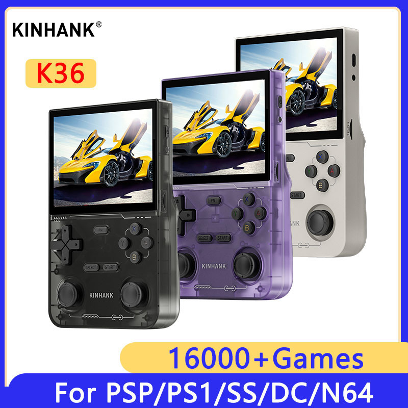 Gaming Console For Kids - KINHANK K36 Retro Handheld Video Game