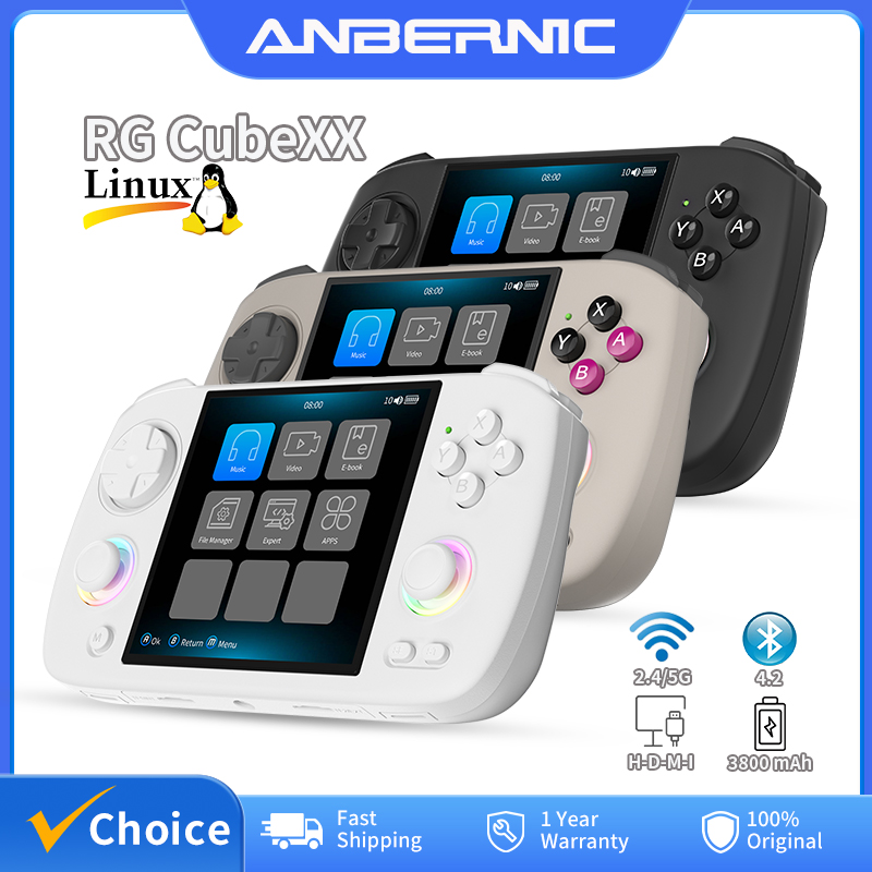 Gaming Console Windows - ANBERNIC RG Cubexx Retro Handheld Game