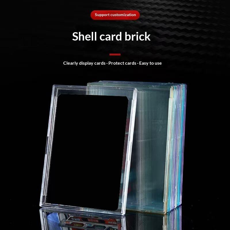 Gaming Card Holder - Transparante Acryl Kaarthouder met Kliksluiting voor