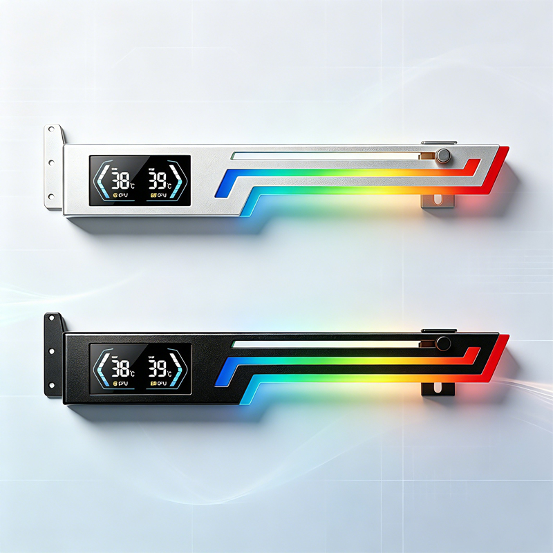 Gaming Card Holder - Digitale ARGB Horizontale Grafische Kaarthouder Sync