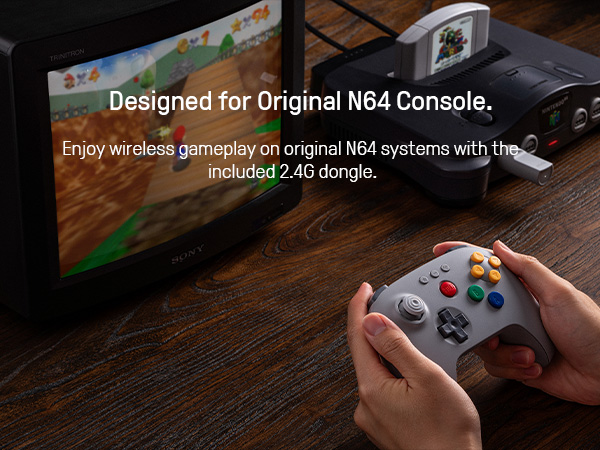 8BitDo N64 2.4G draadloze gami - Gaming Console Windows recensie en prijs