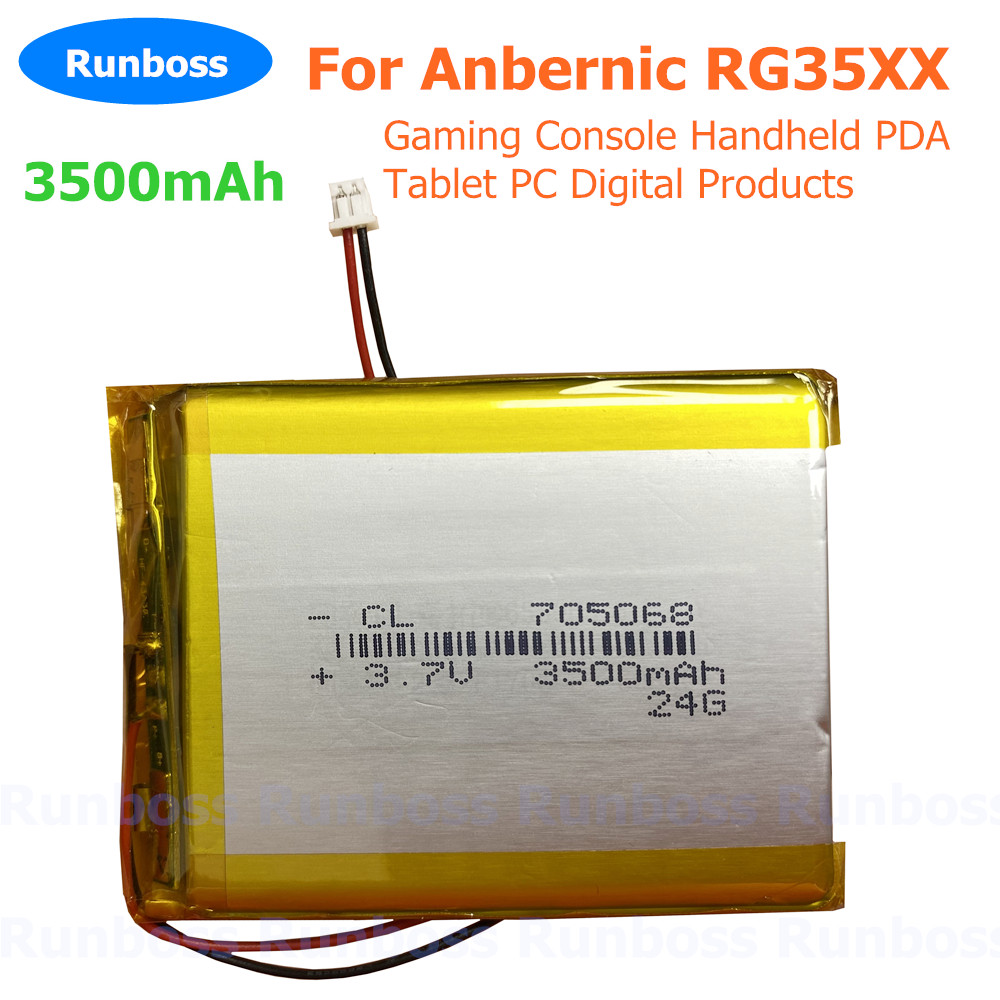 3.7V 3500Mah 705068 1.25Mm Lit - Gaming Console Anbernic recensie en prijs
