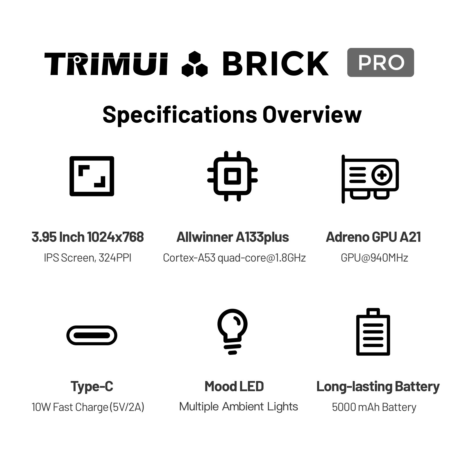 TRIMUI Brick Pro TG4040 Retro  - Gaming Console For Kids recensie en prijs