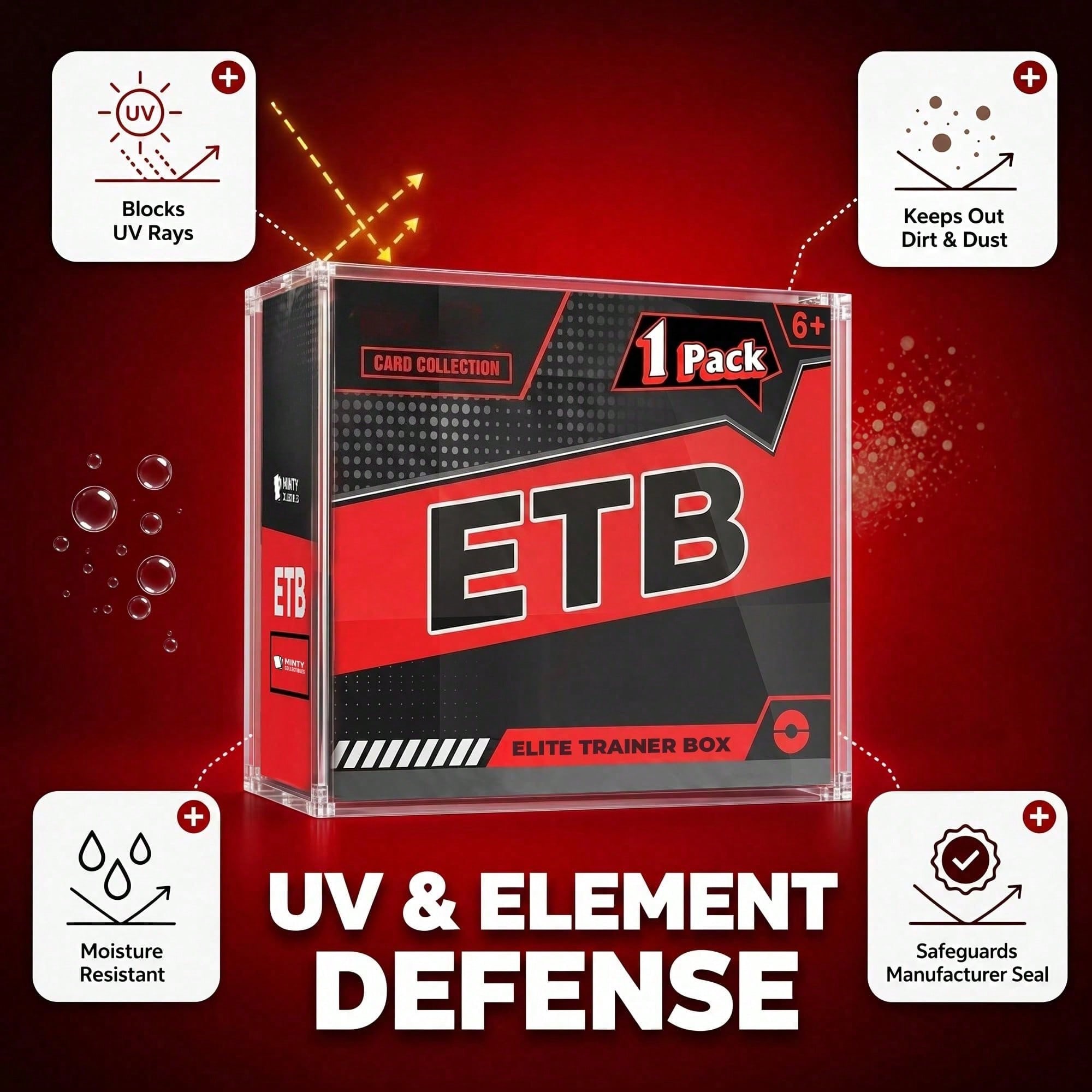 ETB Transparante Magnetische A - Gaming Card Holder recensie en prijs
