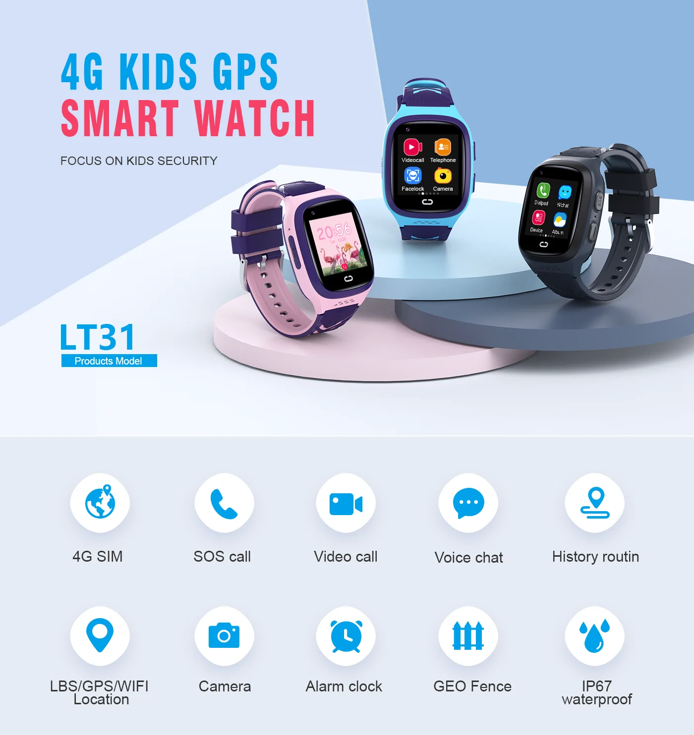 4G Kids Smartwatch SOS Waterdi - Gaming Console For Your Phone recensie en prijs