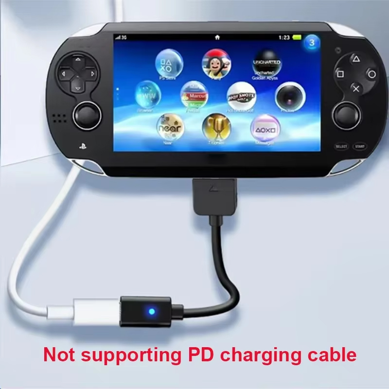 10 cm zwarte USB-C-oplaadadapt - Gaming Console Sony recensie en prijs