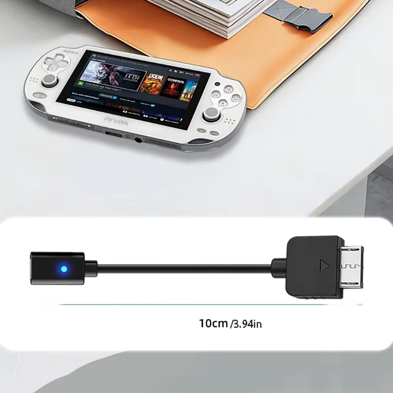 10 cm zwarte USB-C-oplaadadapt - Gaming Console Sony recensie en prijs
